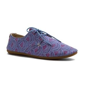 NWOB Sanuk Bianca Prints Oxford Style Shoes